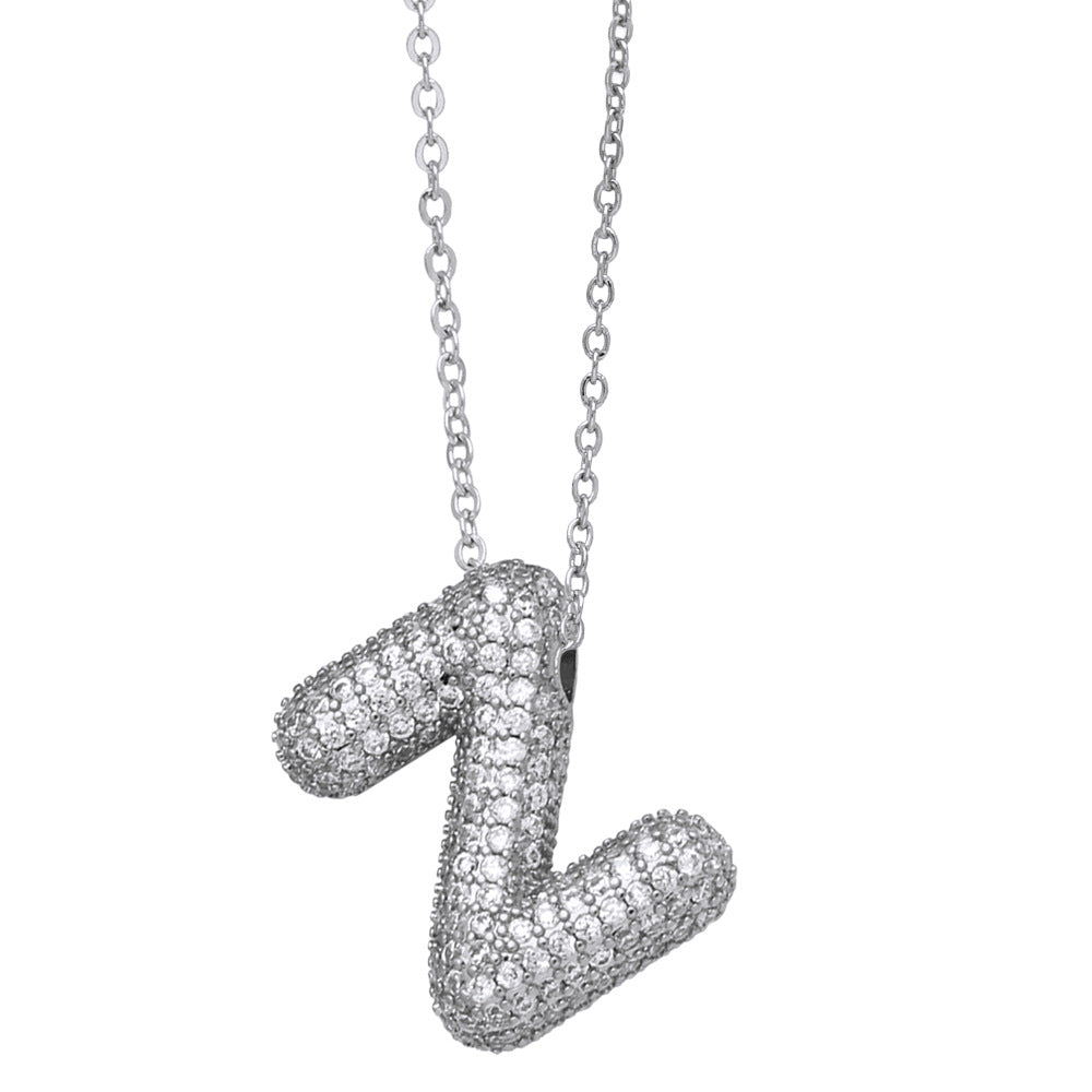 Pavé Initial Necklace