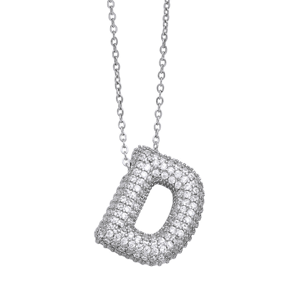 Pavé Initial Necklace