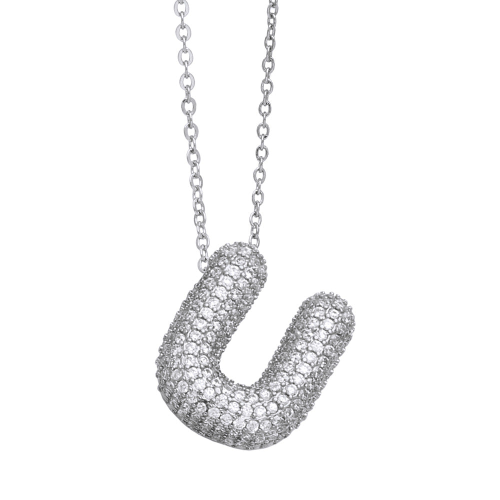 Pavé Initial Necklace