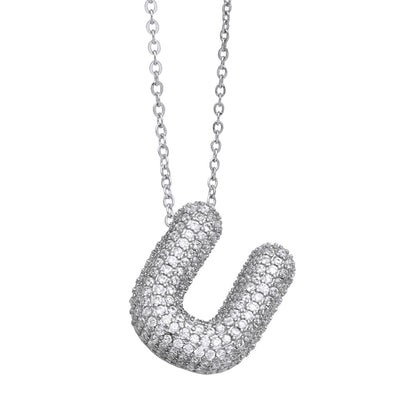 Pavé Initial Necklace