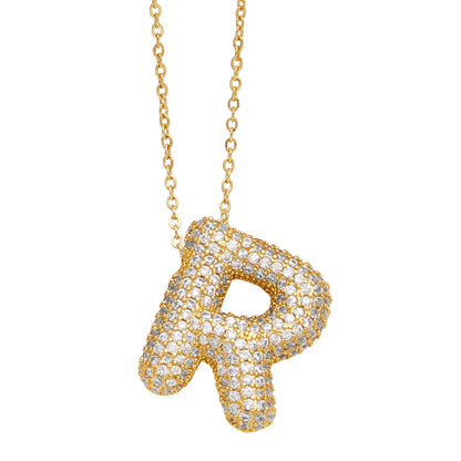Pavé Initial Necklace