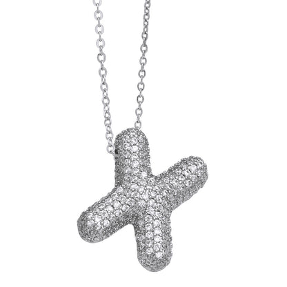 Pavé Initial Necklace