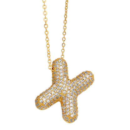 Pavé Initial Necklace