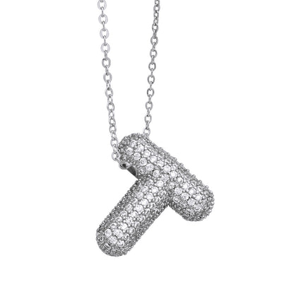 Pavé Initial Necklace
