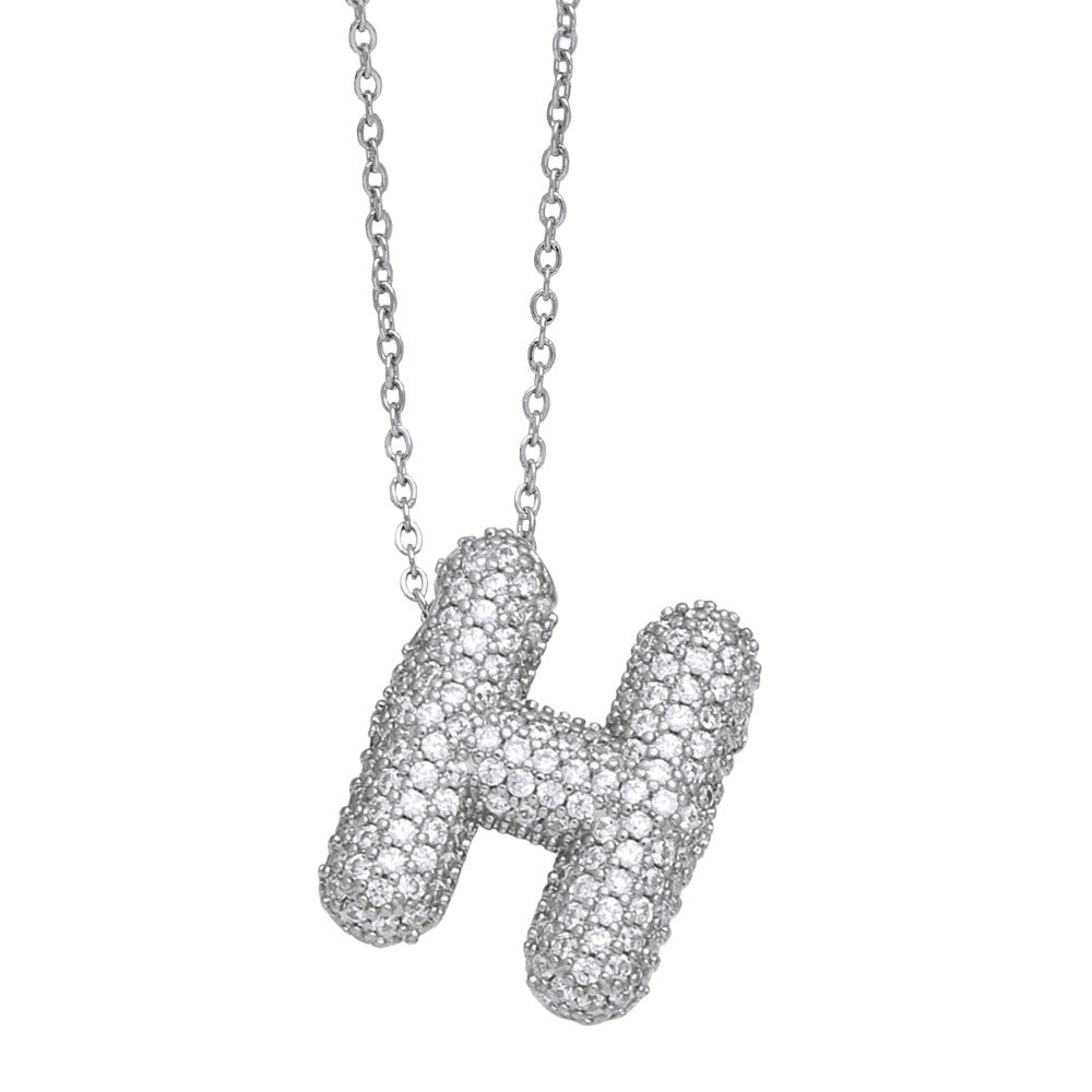 Pavé Initial Necklace