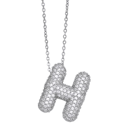 Pavé Initial Necklace