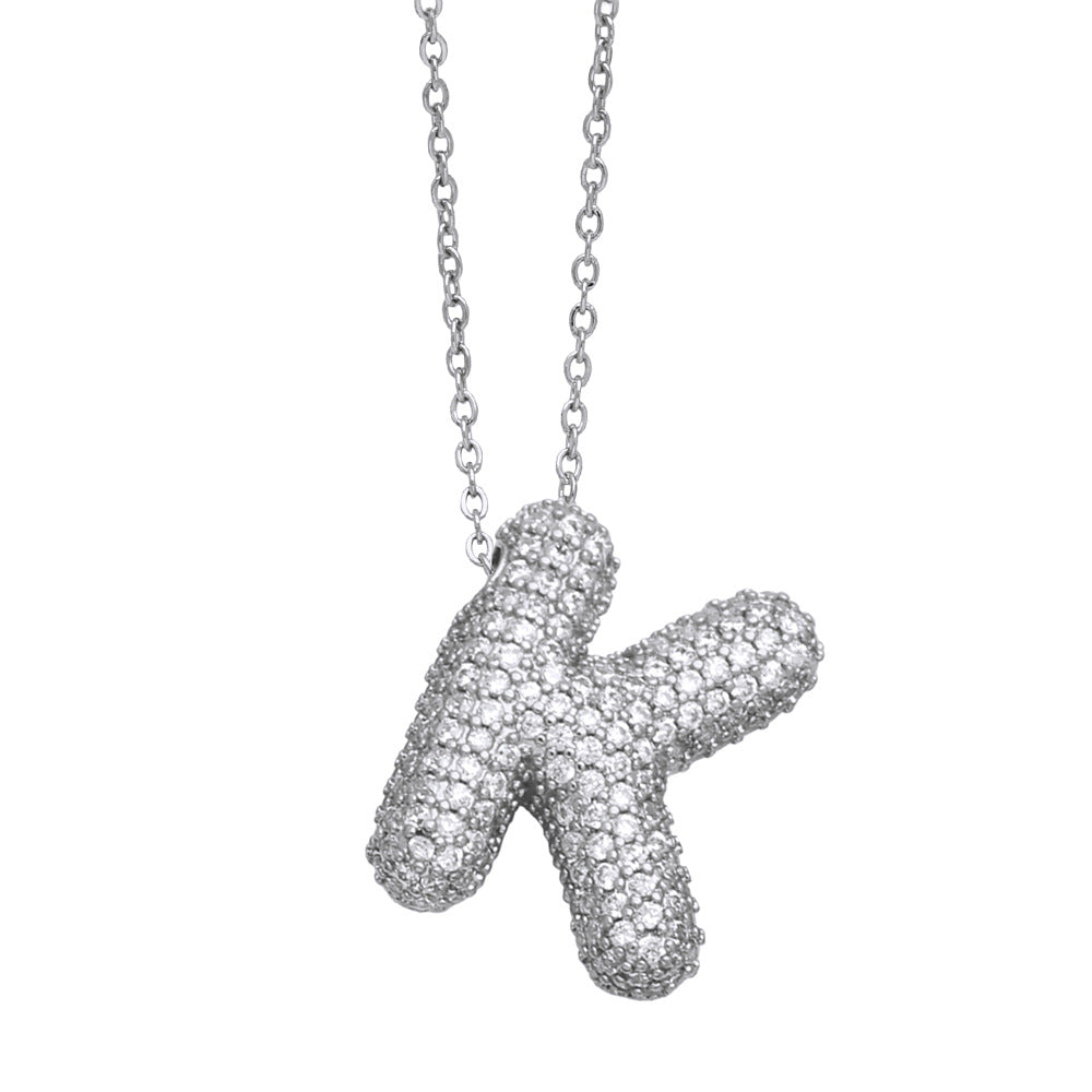 Pavé Initial Necklace