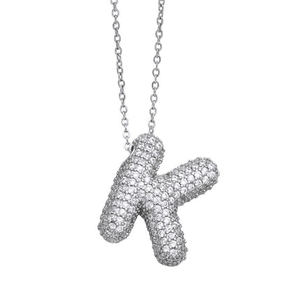 Pavé Initial Necklace