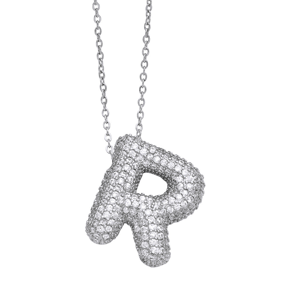 Pavé Initial Necklace