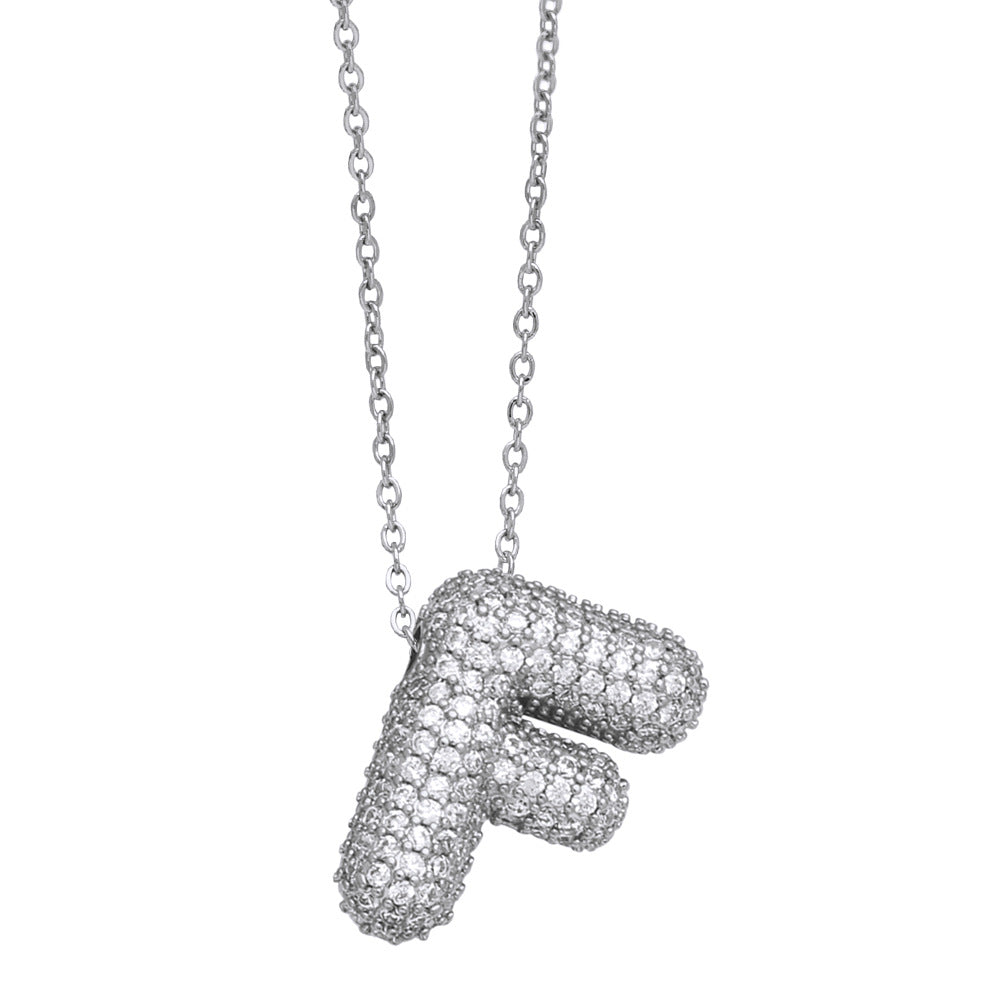 Pavé Initial Necklace