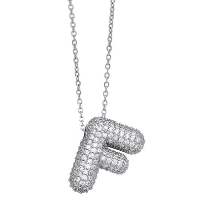 Pavé Initial Necklace