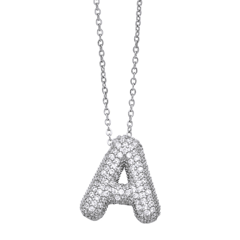 Pavé Initial Necklace