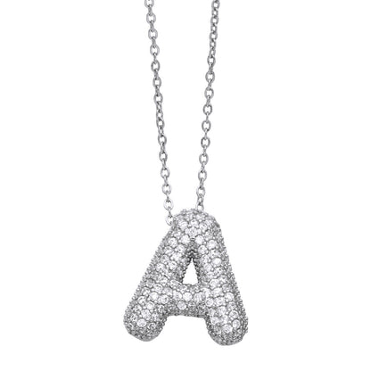 Pavé Initial Necklace