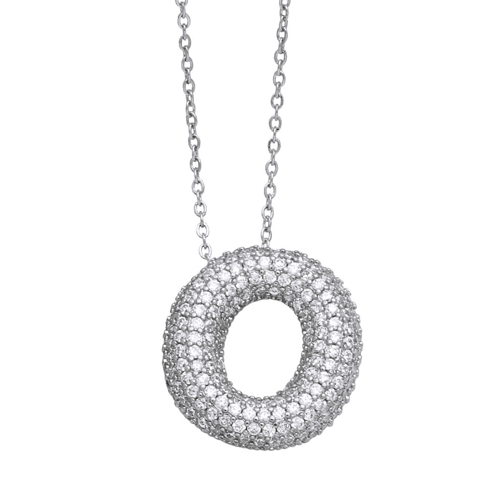Pavé Initial Necklace