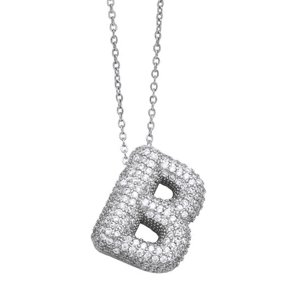 Pavé Initial Necklace