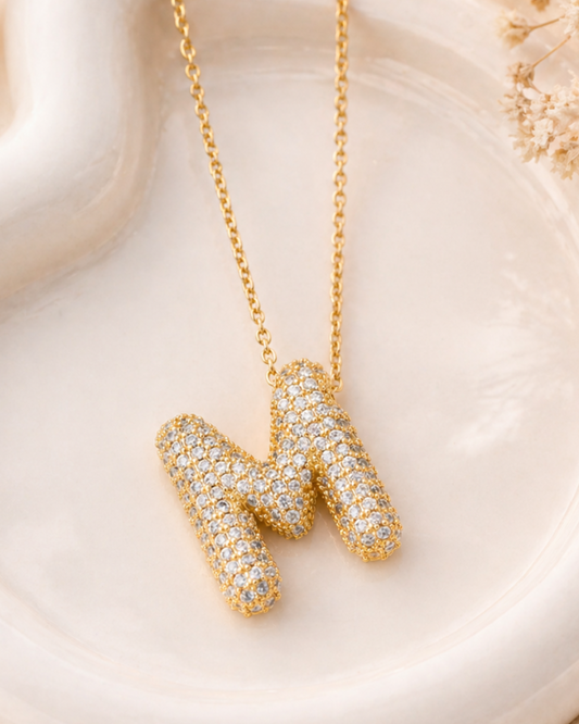 Pavé Initial Necklace