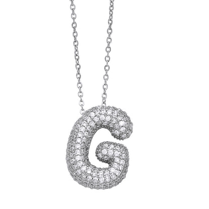 Pavé Initial Necklace