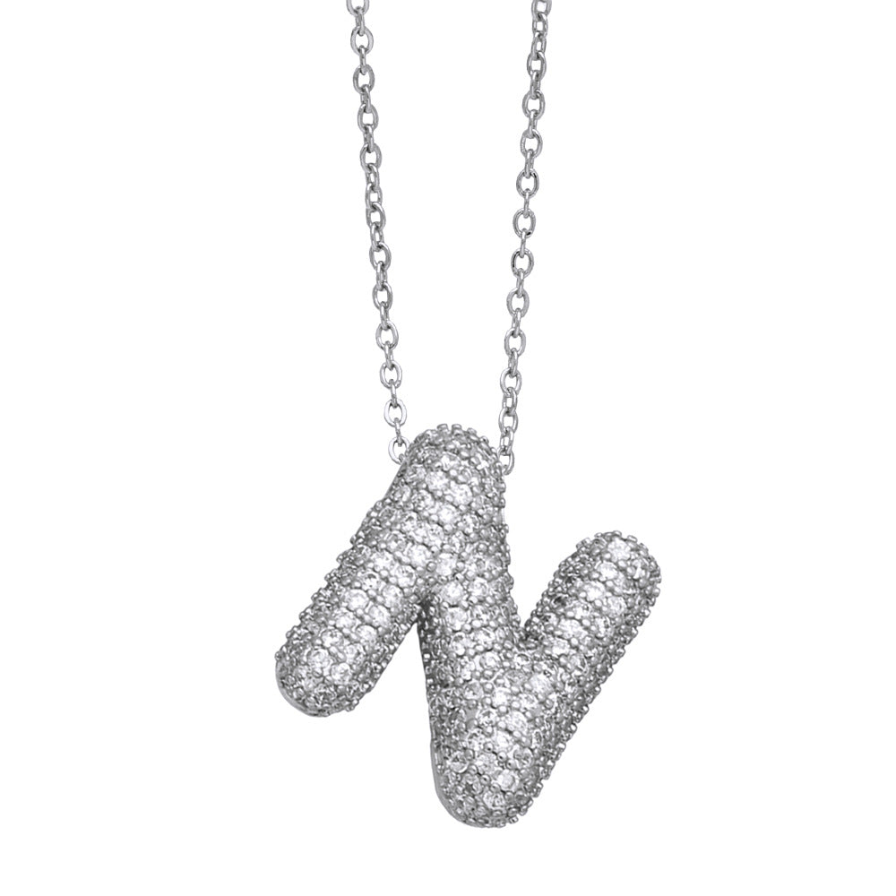 Pavé Initial Necklace