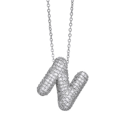Pavé Initial Necklace