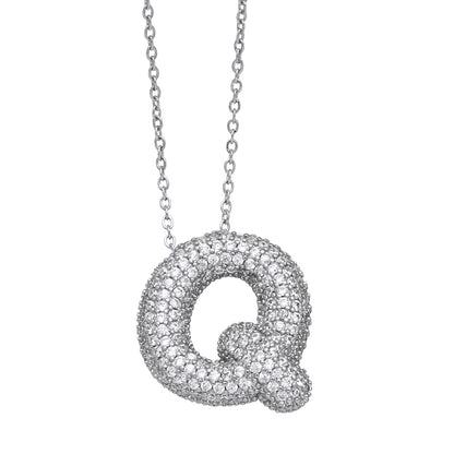 Pavé Initial Necklace