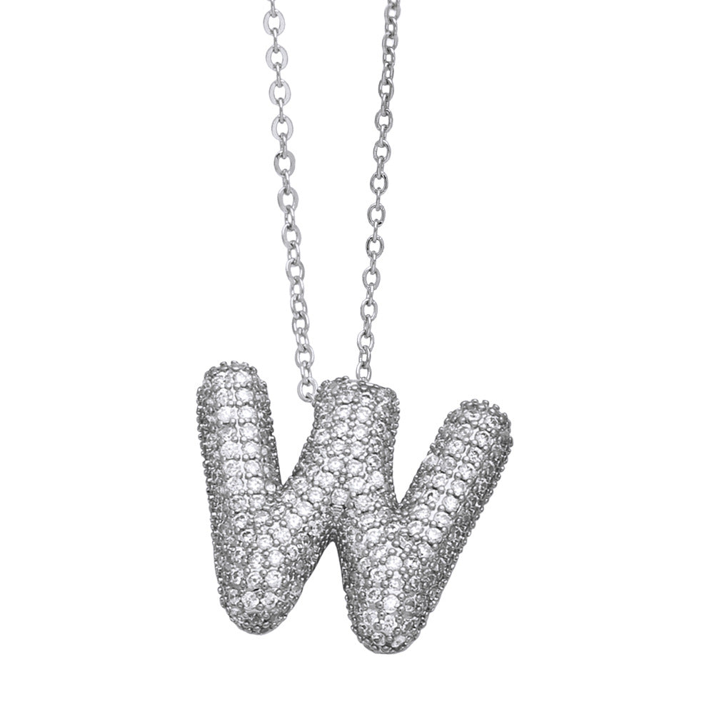 Pavé Initial Necklace