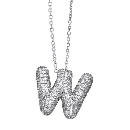 Pavé Initial Necklace