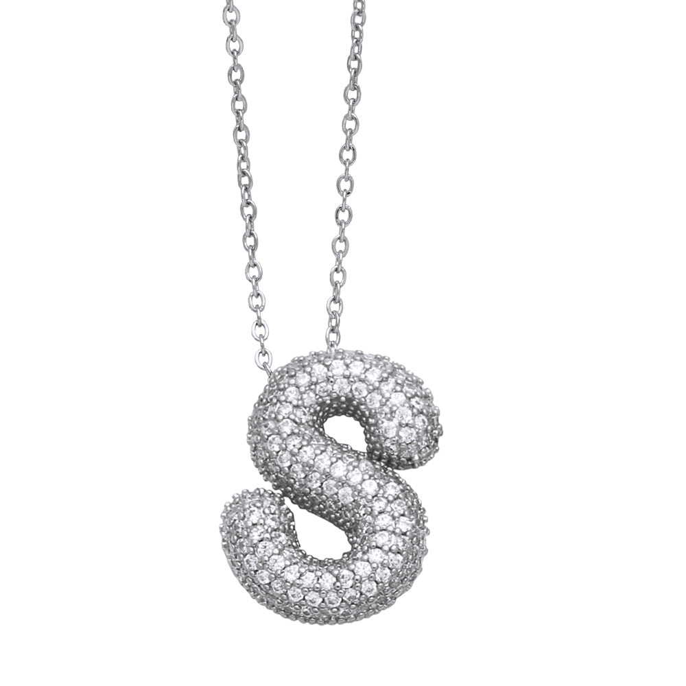 Pavé Initial Necklace