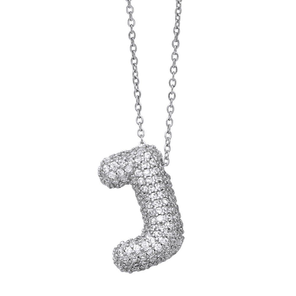 Pavé Initial Necklace