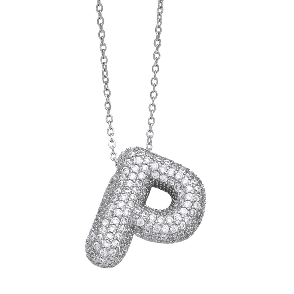 Pavé Initial Necklace