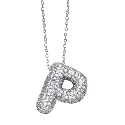 Pavé Initial Necklace