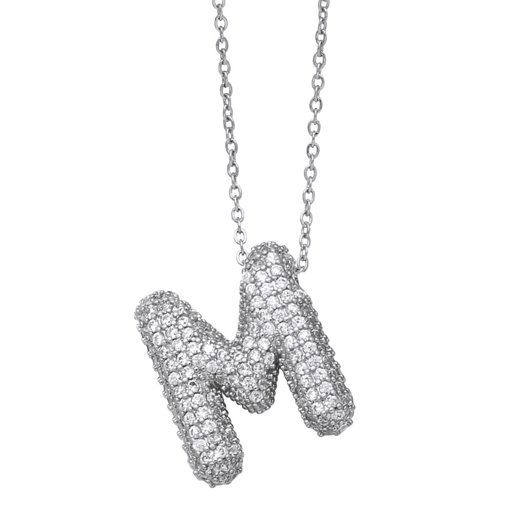 Pavé Initial Necklace