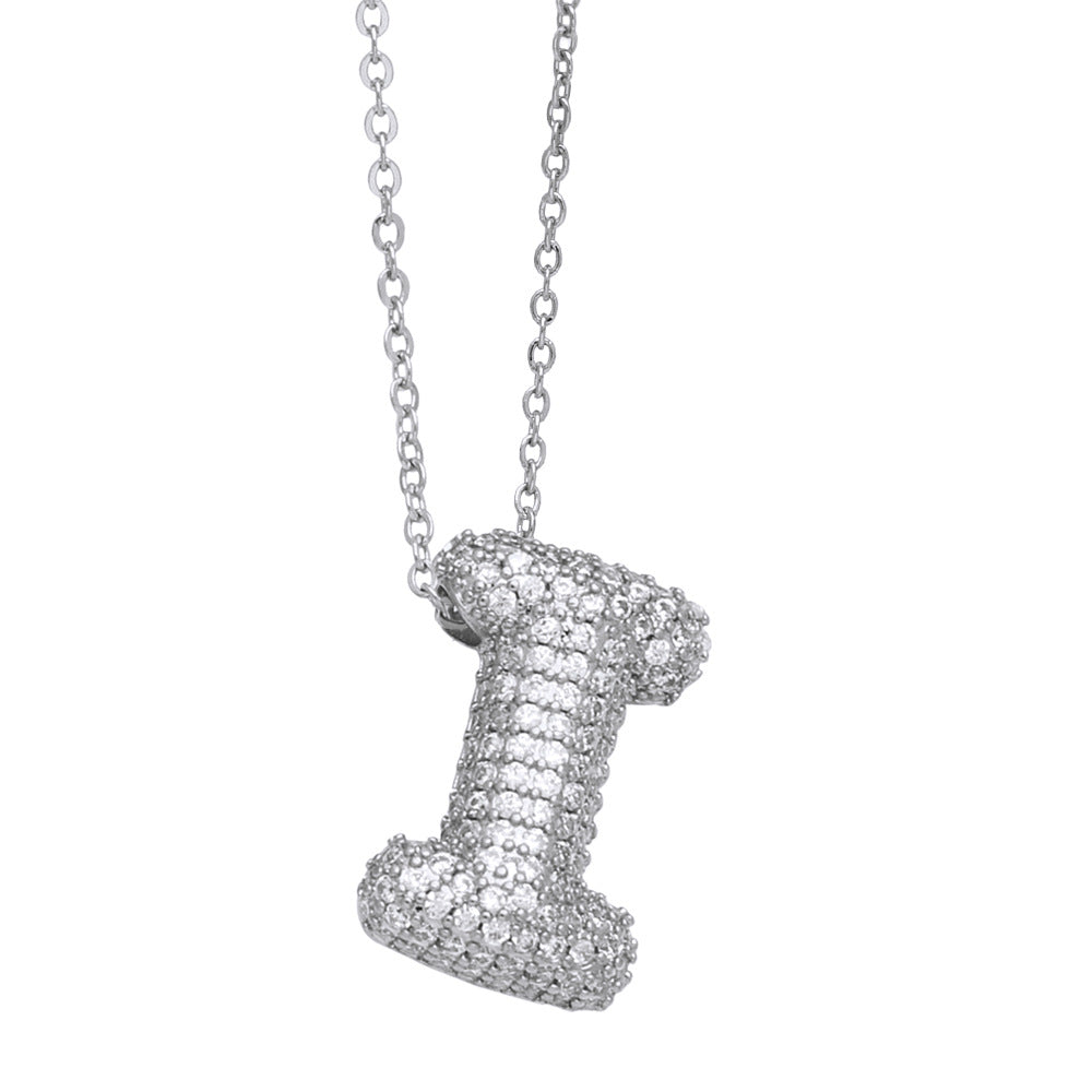 Pavé Initial Necklace